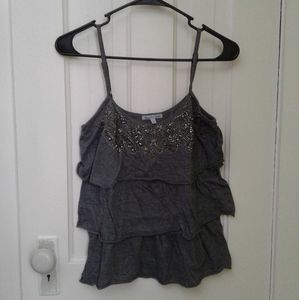 Charlotte Russe Gray Tank Top